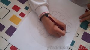 Mandala coloring page idea for kid
