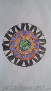 Mandala coloring pages ideas for preschoolers