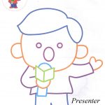 Presenter coloring pages