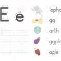 alphabet-capital-and-small-letter-E-e-worksheet-for-kids