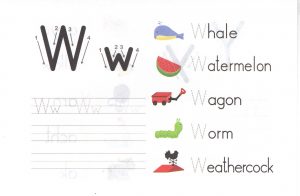 alphabet-capital-and-small-letter-W-w-worksheet-for-kids