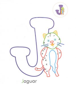 alphabet-letter-J-j-jaguar-coloring-page-for-preschool