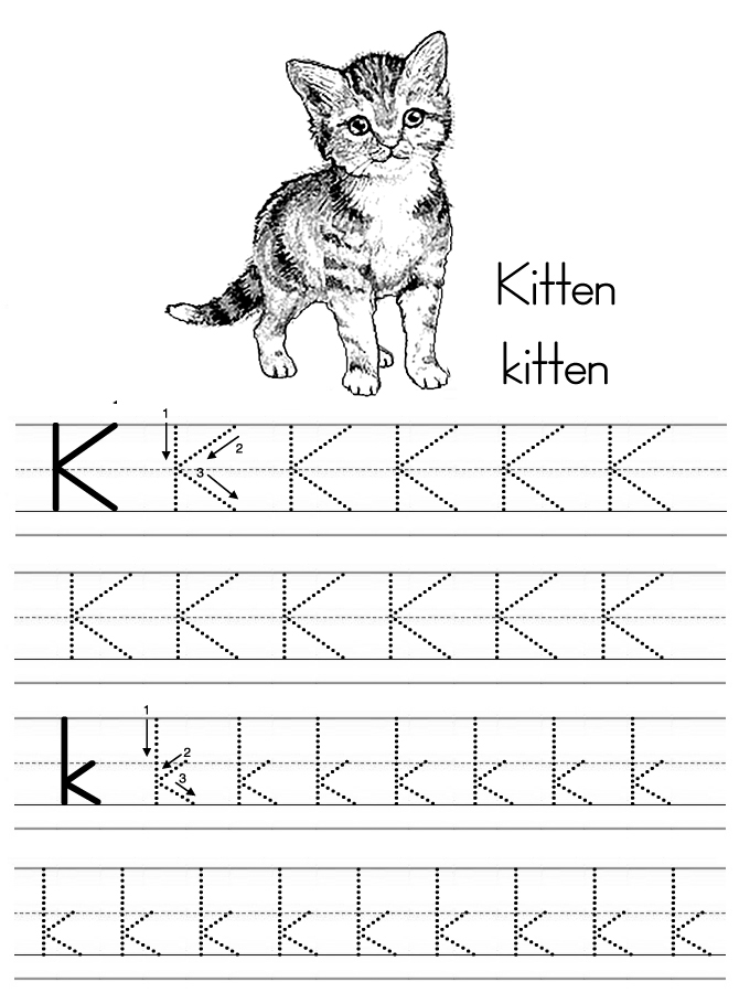 Free Printable Letter K Worksheets For Preschool