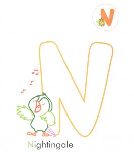 alphabet-letter-n-nightingale-coloring-page-for-preschool