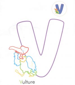 alphabet-letter-v-vulture-coloring-page-for-preschool