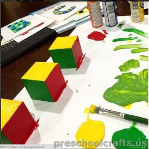 cube painting