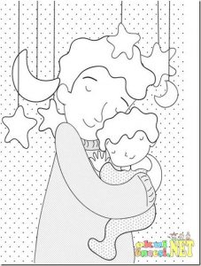 mother’s day colouring pages for preschool