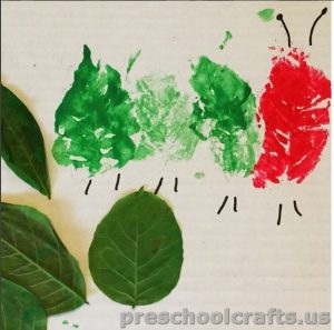 paint with tree leaf