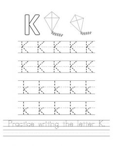 Letter K Worksheets for Preschool - Preschool and Kindergarten