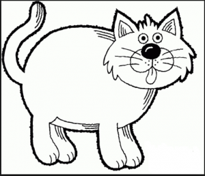 cat coloring pages for kid