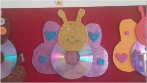 cd crafts for butterfly