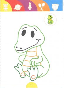 crocs-tale heroes coloring pages for kids