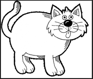free cat coloring pages for kids