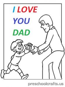 free printable world father's day for preschool