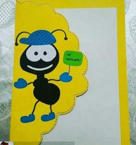 preschool report card craft idea