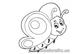 Free–printable-animals-butterfly-coloring-pages-for-kids-toddler-kindergarten