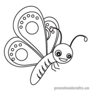 Free–printable-animals-butterfly-coloring-pages-for-kids-toddler-preschool