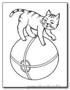 cat-coloring pages for preschoolers