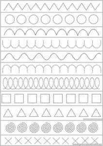 different-trace-the-dotted-lines-worksheets
