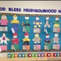labor day bulletin board idea for kindergarden