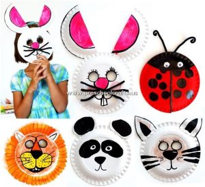 animal-mask-craft-from-paper-plate