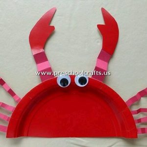 crab-craft-from-paper-plate