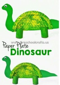 dinasour-craft-from-paper-plate-for-kids