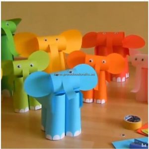 Elephant Crafts Ideas for Kindergarten - Preschool and Kindergarten