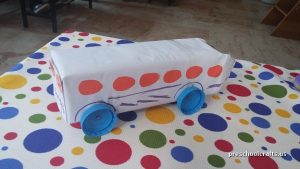 bus craft ideas for kids vehicles crafts