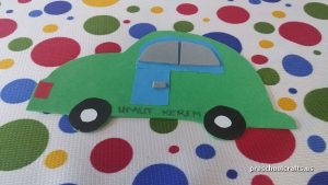 car craft ideas for kinder garten