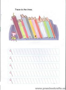line tracing worksheets for preschool