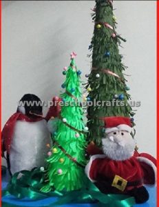 paper christmas tree for kids