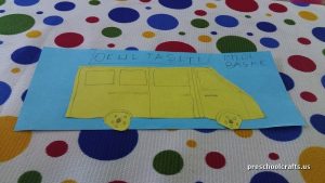 scchool bus craft ideas for preschool vehicles crafts