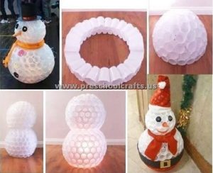 snowman-decoration-ideas-from-plastic-cup