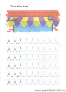trace lines workpages for preschool