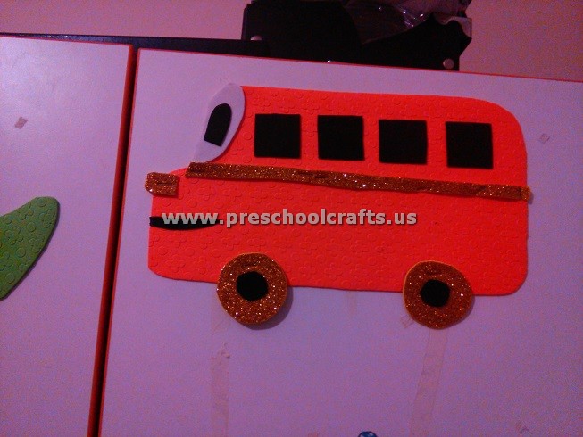 bus craft to make for kids