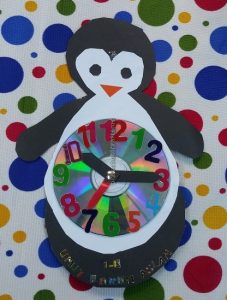 craft ideas related to clock theme for kids