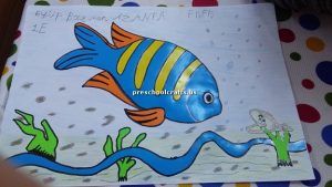 craft ideas related to fish for prechool