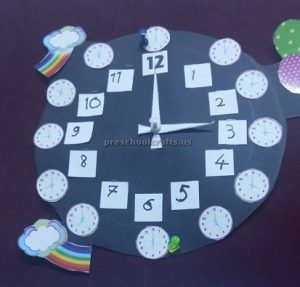 crafts to wll clock for kids