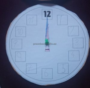 crafts to wll clock for preschool