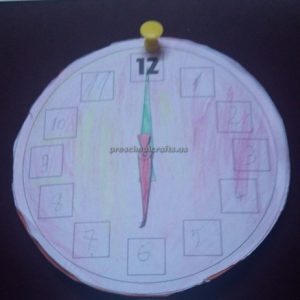 crafts to wll clock for preschoolers