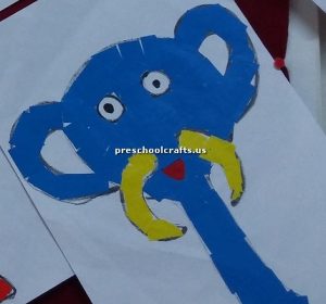 elephant craft bulletin board for pre school