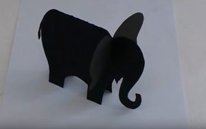 elephant craft making for child