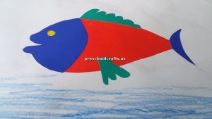 fish craft idea for kindergarten