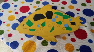 fish theme craft idea for kids
