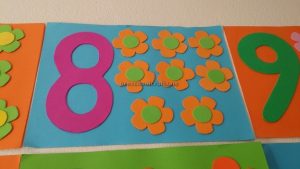 number theme craft for preschool
