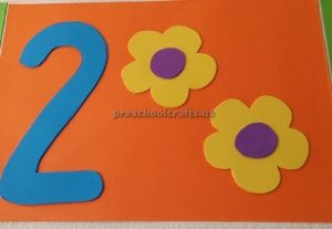 numbers theme craft for preschool