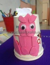 paper cup bunny craft ideas