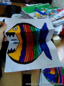 preschool fish paper projects