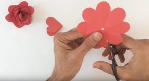 rose craft making for pre school